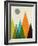 Mid Century Mountains II-Eline Isaksen-Framed Art Print