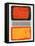 Mid Century Orange and Yellow Study-Eline Isaksen-Framed Stretched Canvas