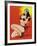 Mid-Century Pin-Ups - Beauty Magazine - Hot in Black-Peter Driben-Framed Art Print