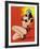 Mid-Century Pin-Ups - Beauty Magazine - Hot in Black-Peter Driben-Framed Art Print