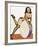 Mid-Century Pin-Ups - Over a drum-Peter Driben-Framed Art Print