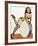 Mid-Century Pin-Ups - Over a drum-Peter Driben-Framed Art Print