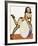 Mid-Century Pin-Ups - Over a drum-Peter Driben-Framed Art Print