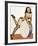 Mid-Century Pin-Ups - Over a drum-Peter Driben-Framed Art Print