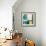 Mid-century Rendezvous-Hyunah Kim-Framed Art Print displayed on a wall