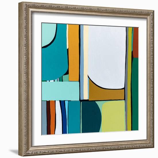 Mid-century Rendezvous-Hyunah Kim-Framed Art Print