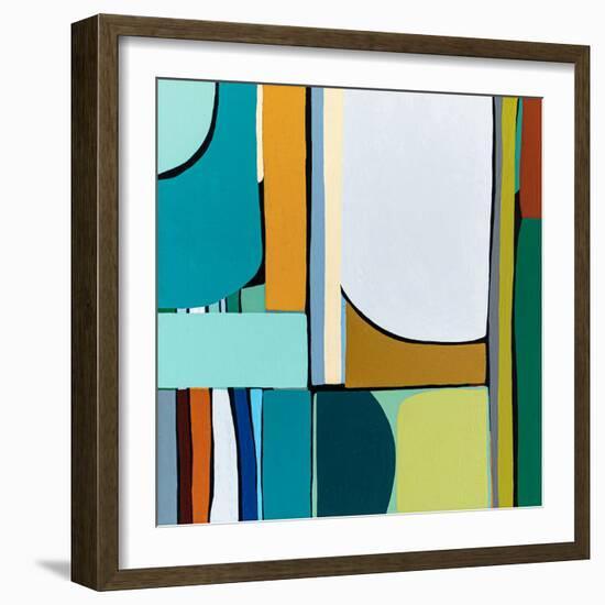 Mid-century Rendezvous-Hyunah Kim-Framed Art Print