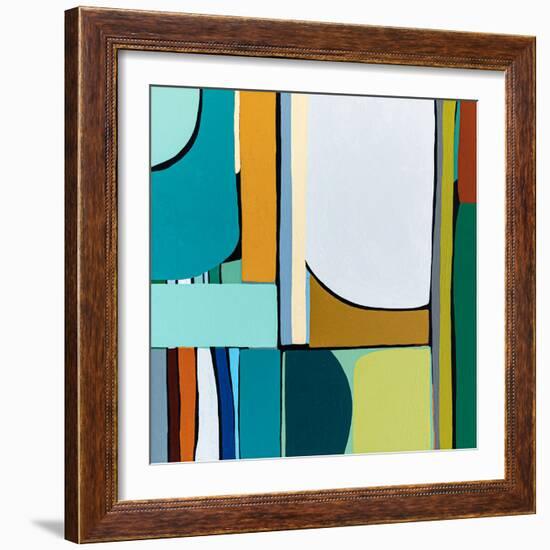 Mid-century Rendezvous-Hyunah Kim-Framed Art Print