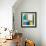 Mid-century Rendezvous-Hyunah Kim-Framed Art Print displayed on a wall