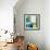 Mid-century Rendezvous-Hyunah Kim-Framed Art Print displayed on a wall