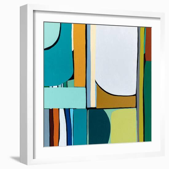 Mid-century Rendezvous-Hyunah Kim-Framed Art Print