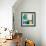 Mid-century Rendezvous-Hyunah Kim-Framed Art Print displayed on a wall