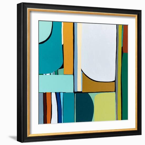 Mid-century Rendezvous-Hyunah Kim-Framed Art Print