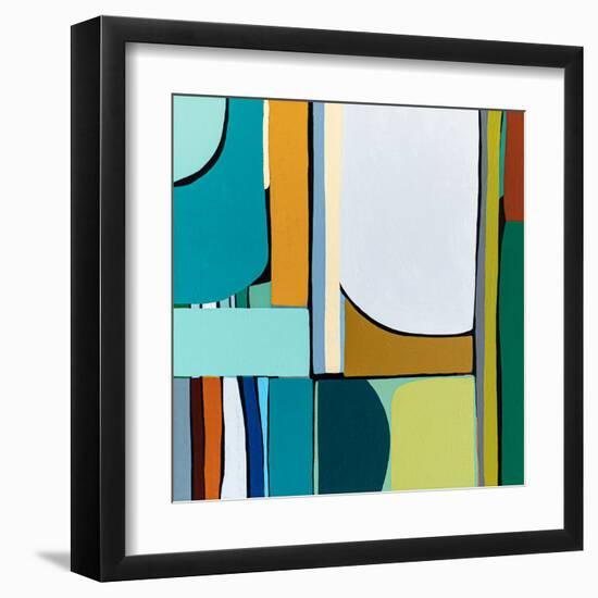 Mid-century Rendezvous-Hyunah Kim-Framed Art Print