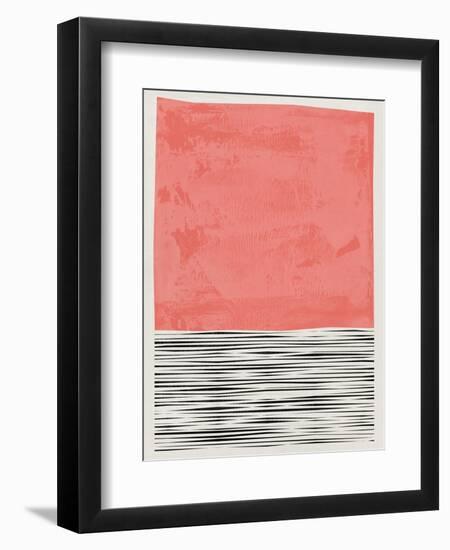 Mid Century Salmon Study-Eline Isaksen-Framed Art Print