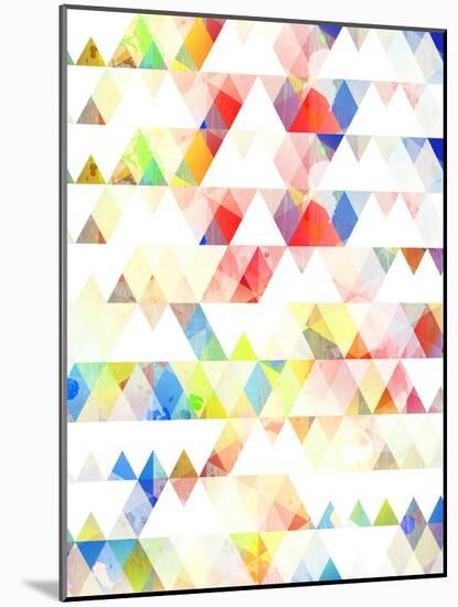 Mid Century Triangular Pattern II-Eline Isaksen-Mounted Art Print