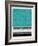 Mid Century Turquoise Study-Eline Isaksen-Framed Art Print