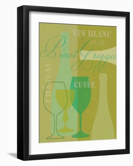 Mid Century Wine 3-Lola Bryant-Framed Art Print