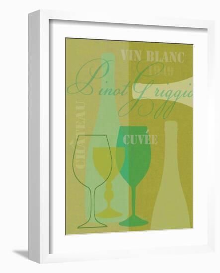 Mid Century Wine 3-Lola Bryant-Framed Art Print