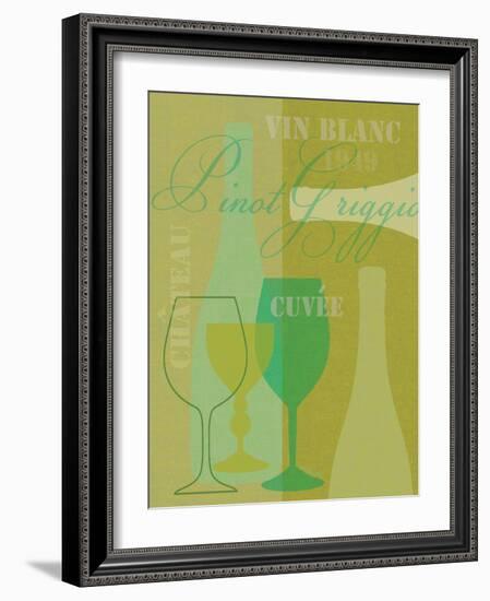 Mid Century Wine 3-Lola Bryant-Framed Art Print