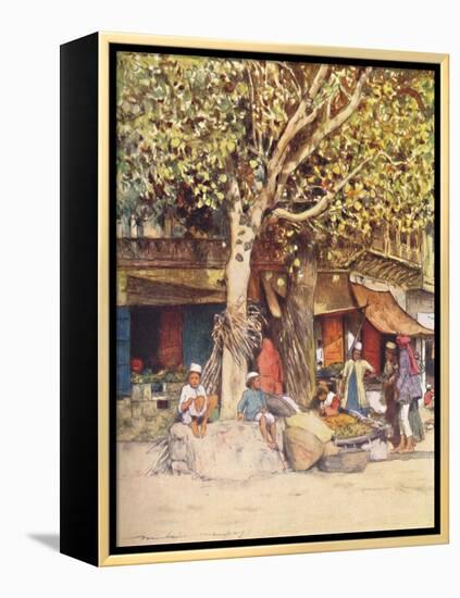 'Mid-Day, Delhi', 1905-Mortimer Luddington Menpes-Framed Premier Image Canvas