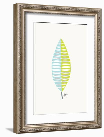 Mid Mod Leaf No. 1-Annie Bailey Art-Framed Art Print