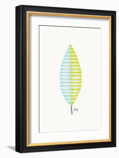 Mid Mod Leaf No. 1-Annie Bailey Art-Framed Art Print