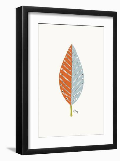 Mid Mod Leaf No. 2-Annie Bailey Art-Framed Art Print