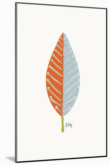 Mid Mod Leaf No. 2-Annie Bailey Art-Mounted Art Print