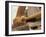 Mid Section View of a Baseball Player Swinging a Baseball Bat-null-Framed Photographic Print