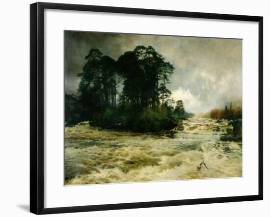 Mid the Wild Music of the Glen, 1888-Niels Moller Lund-Framed Giclee Print