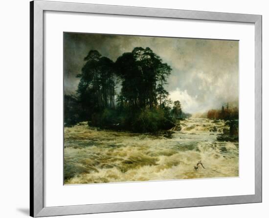 Mid the Wild Music of the Glen, 1888-Niels Moller Lund-Framed Giclee Print