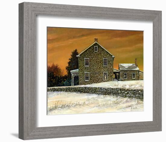 Mid-Winter Eve-Jerry Cable-Framed Art Print