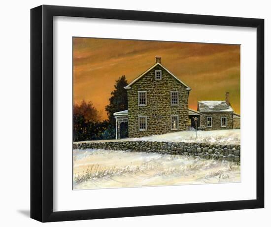 Mid-Winter Eve-Jerry Cable-Framed Art Print