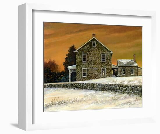 Mid-Winter Eve-Jerry Cable-Framed Art Print