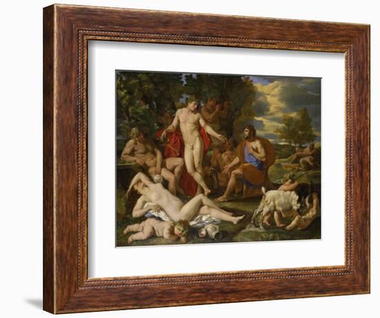 Midas and Bacchus-Nicolas Poussin-Framed Giclee Print