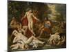 Midas and Bacchus-Nicolas Poussin-Mounted Giclee Print