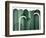 MidCentury Arches Emerald Green-Urban Epiphany-Framed Premium Giclee Print