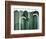 MidCentury Arches Emerald Green-Urban Epiphany-Framed Premium Giclee Print
