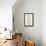 MidCentury Minimalist Boho 3-Urban Epiphany-Framed Stretched Canvas displayed on a wall