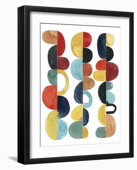 Midcentury Sunrise I-Grace Popp-Framed Art Print