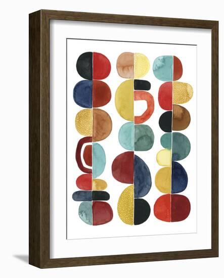 Midcentury Sunrise II-Grace Popp-Framed Art Print