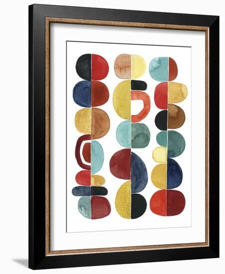 Midcentury Sunrise II-Grace Popp-Framed Art Print