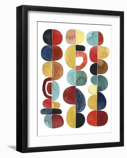 Midcentury Sunrise II-Grace Popp-Framed Art Print