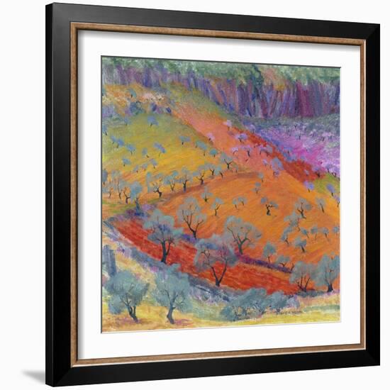 Midday at Alhaurin El Grande, C.1975-Brenda Moore-Framed Giclee Print