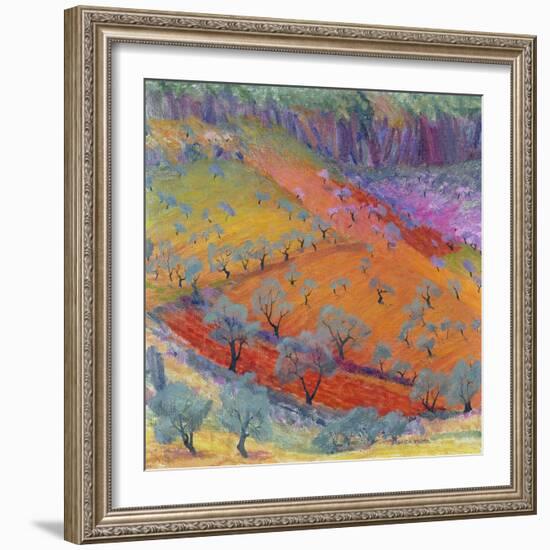 Midday at Alhaurin El Grande, C.1975-Brenda Moore-Framed Premium Giclee Print