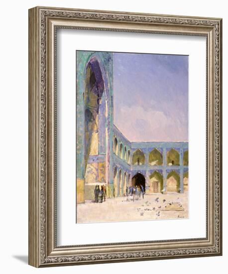 Midday, Friday Mosque, Isfahan-Bob Brown-Framed Giclee Print