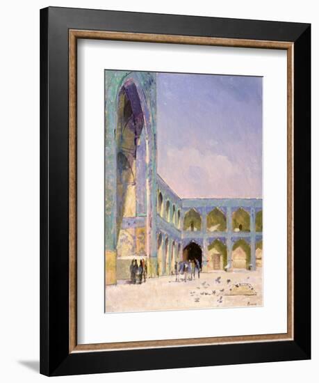 Midday, Friday Mosque, Isfahan-Bob Brown-Framed Giclee Print