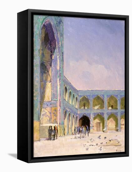 Midday, Friday Mosque, Isfahan-Bob Brown-Framed Premier Image Canvas