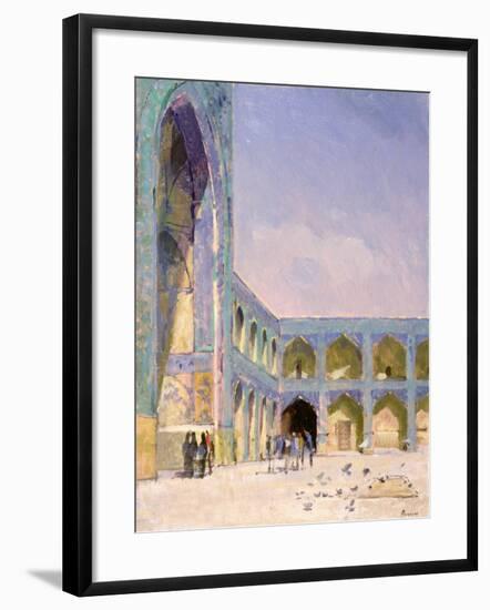 Midday, Friday Mosque, Isfahan-Bob Brown-Framed Giclee Print